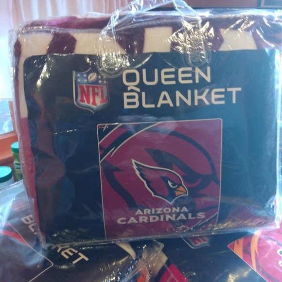 Queen NFL Arizona Cardinals Mink Blanket - Picture 1 of 6